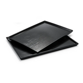 12 Pc Pack Melamine Rectangular Serving Trays for Parties (8 inches)